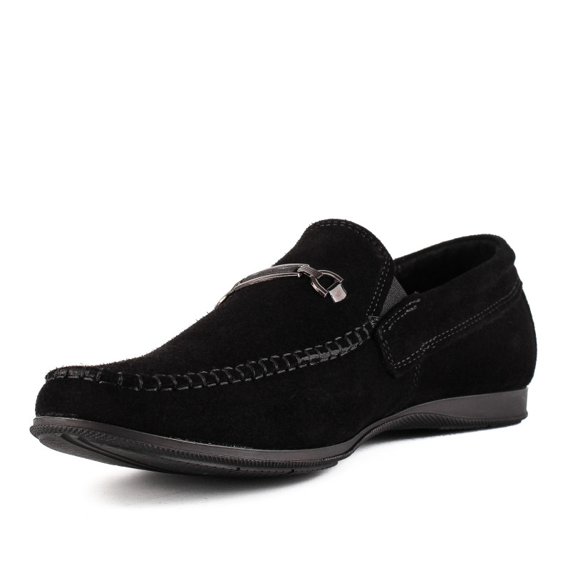 Мокасины мужские замшевые стильные DanShoes с пряжкой 2441