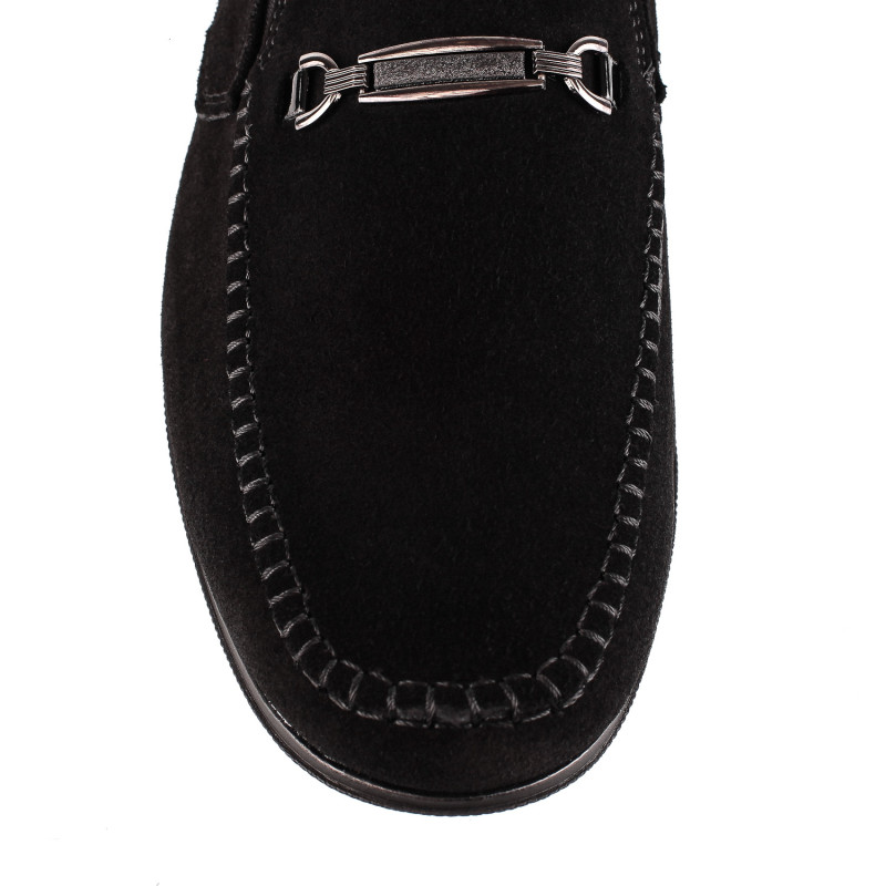 Мокасины мужские замшевые стильные DanShoes с пряжкой 2441