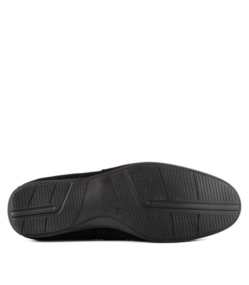 Мокасины мужские замшевые стильные DanShoes с пряжкой 2441