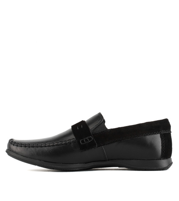 Мокасины мужские кожаные с замшевыми вставками DanShoes 2446