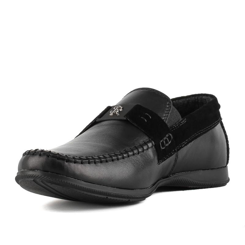 Мокасини чоловічі шкіряні з замшевими вставками DanShoes 2446