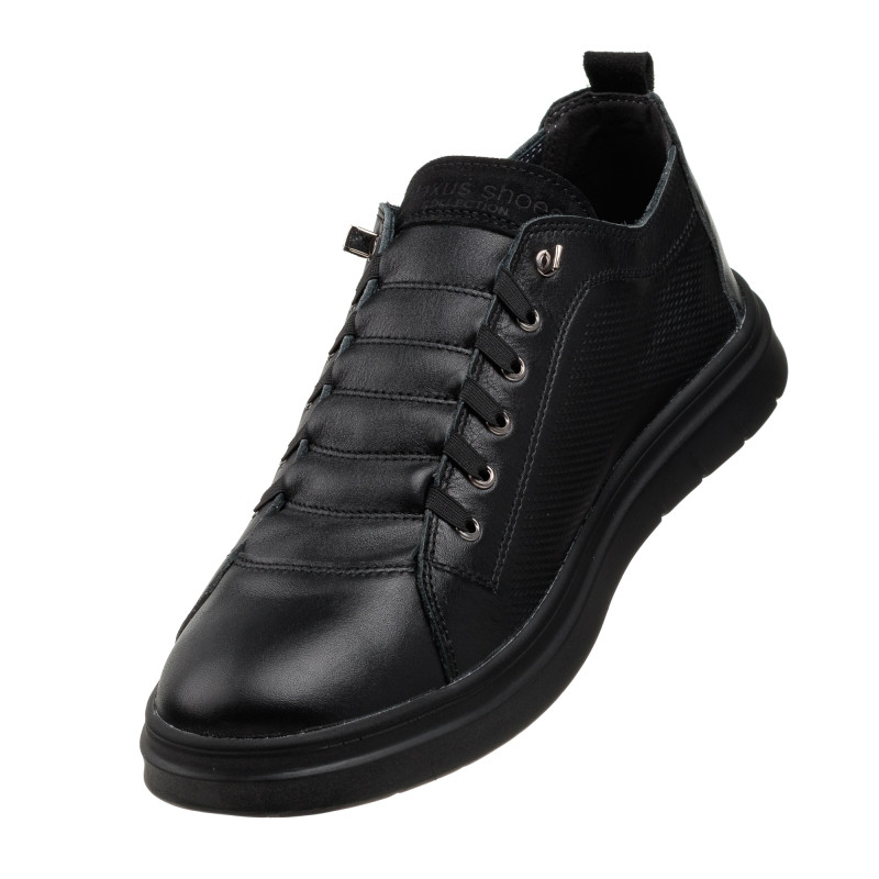 Туфлі чоловічі шкіряні чорні Maxusshoes 2624