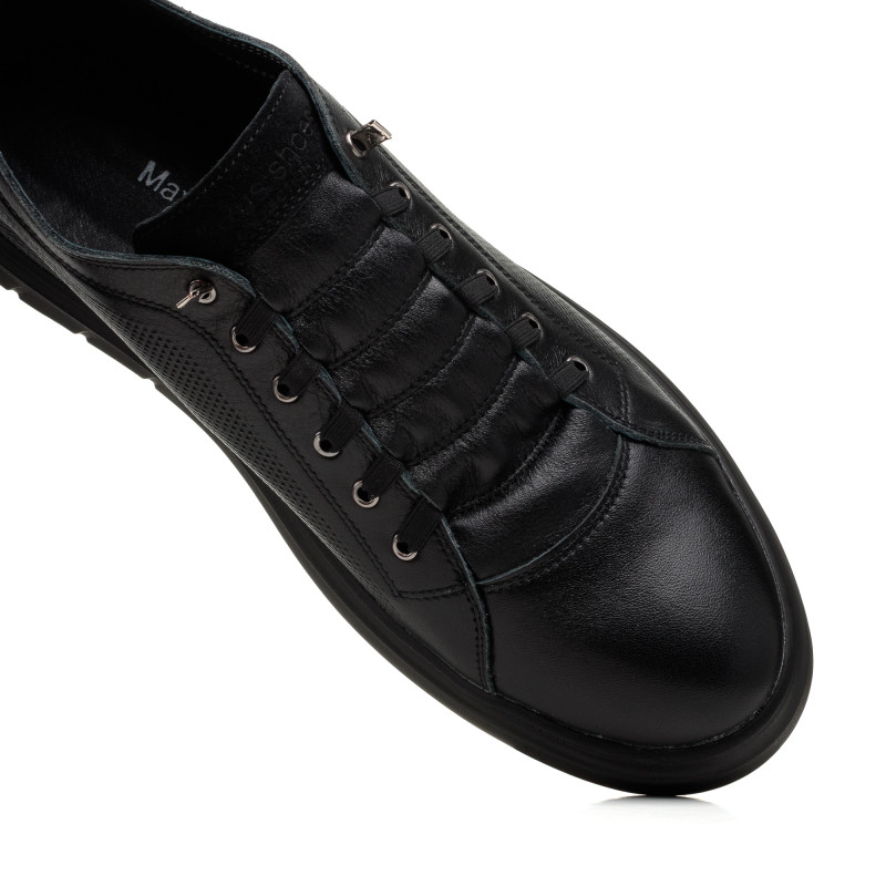 Туфлі чоловічі шкіряні чорні Maxusshoes 2624