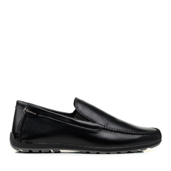 Мокасины мужские кожаные черные Maxusshoes 2625