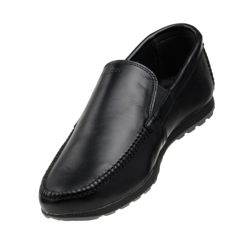 Мокасины мужские кожаные черные Maxusshoes 2625