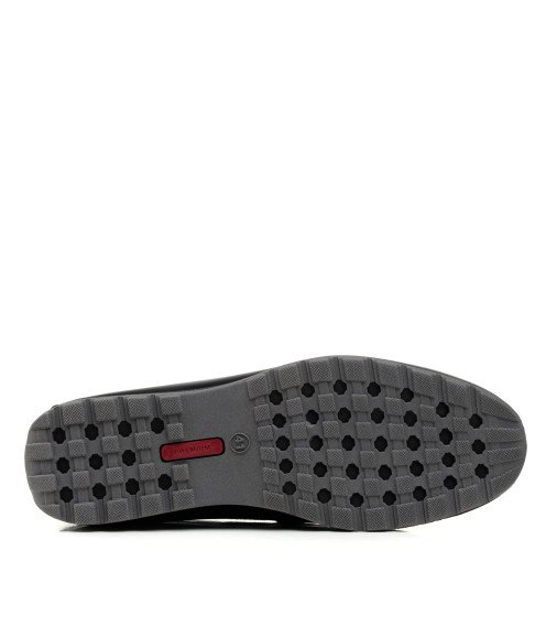 Мокасины мужские кожаные черные Maxusshoes 2625