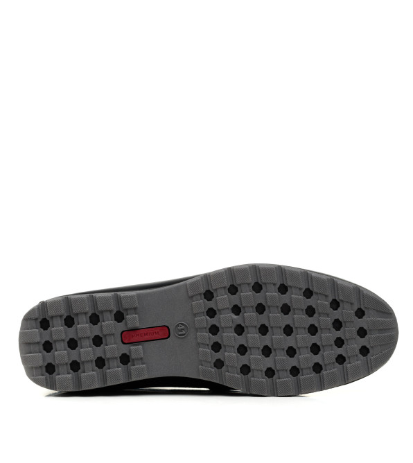Мокасины мужские кожаные черные Maxusshoes 2625