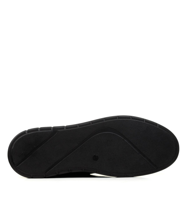 Туфли черные кожаные с имитацией шнуровки Maxusshoes 2626