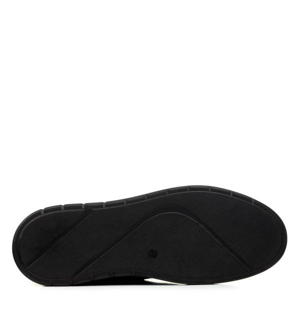 Туфлі чорні шкіряні з імітацією шнурування Maxusshoes 2626