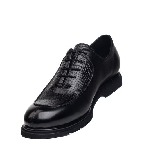 Туфли кожаные черные Clemento 2831