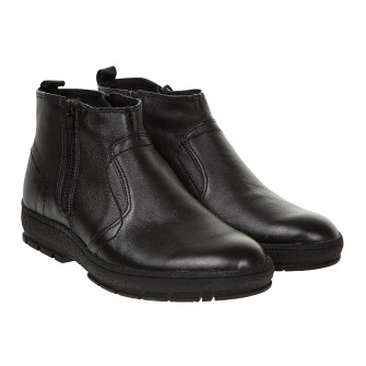 Ботинки мужские кожаные зимние черные DanShoes 3229