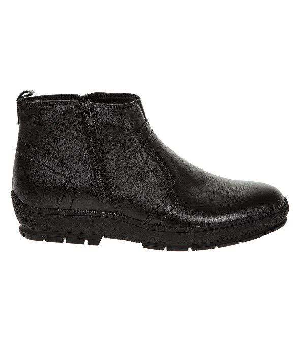 Черевики чоловічі шкіряні зимові чорні  DanShoes 3229