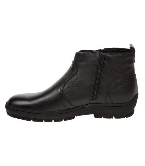 Черевики чоловічі шкіряні зимові чорні  DanShoes 3229