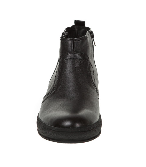 Черевики чоловічі шкіряні зимові чорні  DanShoes 3229