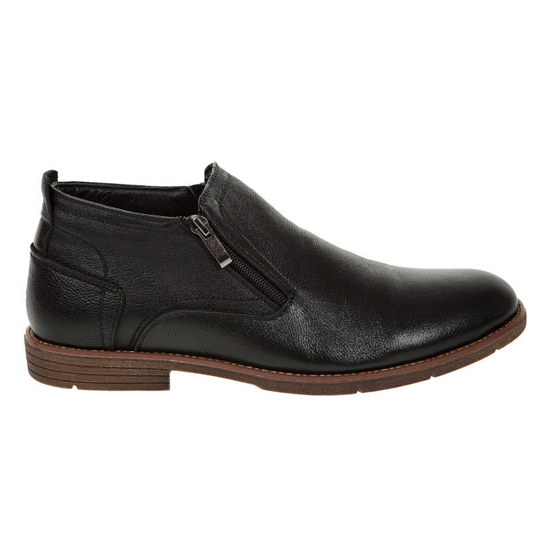 Ботинки мужские кожаные зимние черные Evromoda 3230