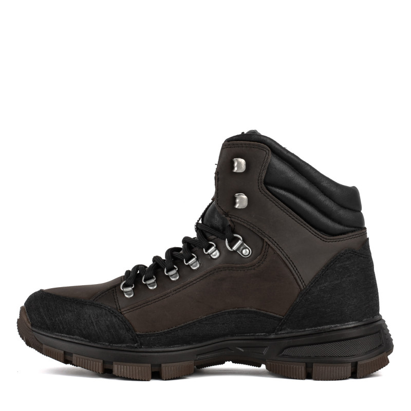 Черевики чоловічі шкіряні коричневі спортивні Clubshoes 3270