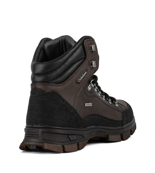 Черевики чоловічі шкіряні коричневі спортивні Clubshoes 3270