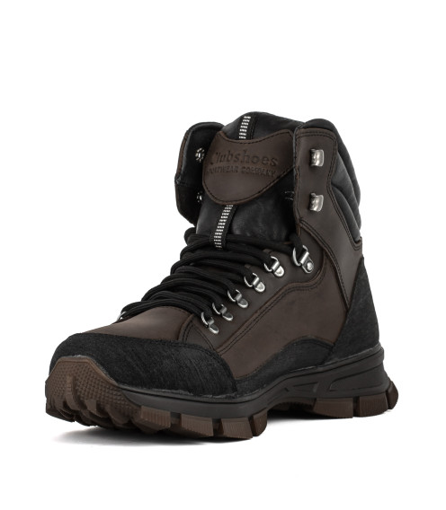 Черевики чоловічі шкіряні коричневі спортивні Clubshoes 3270
