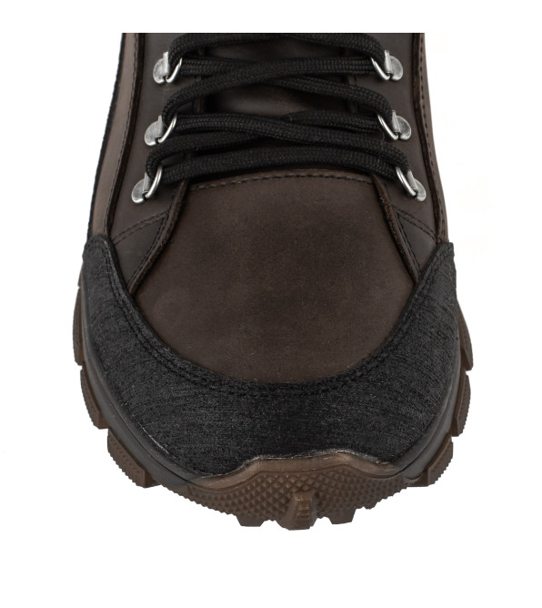 Черевики чоловічі шкіряні коричневі спортивні Clubshoes 3270