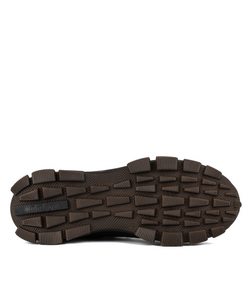 Черевики чоловічі шкіряні коричневі спортивні Clubshoes 3270