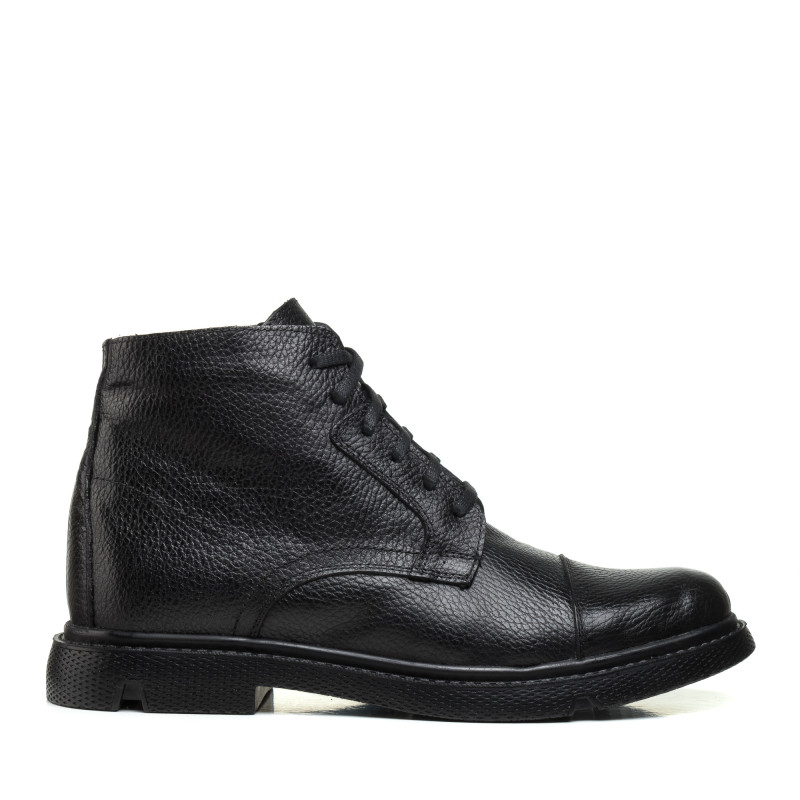 Ботинки Boots мужские зимние кожаные черные 3355