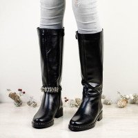 Модели женских сапог под длинное пальто